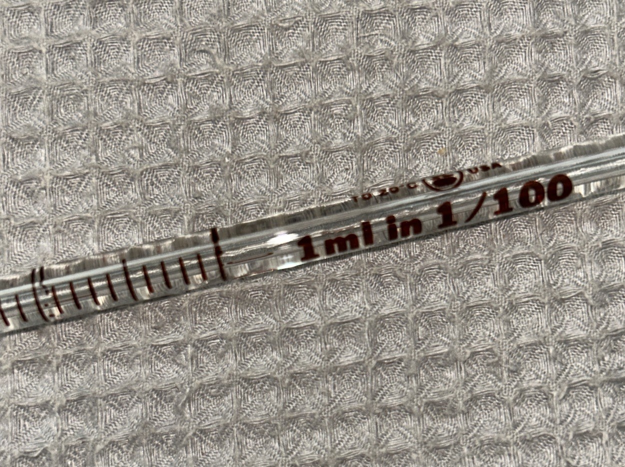 VWR Van-Lab Serological Pipets- 12, 1x1/100ml. Open Box.