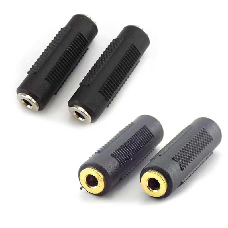 3.5mm Jack Coupler plug adapter audio Stereo female to Female connectors adaptor