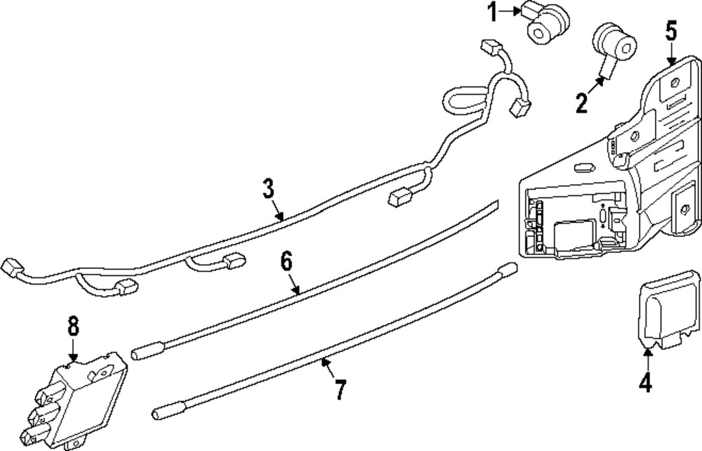 Genuine Ford Wire Harness NL7Z15K868DB