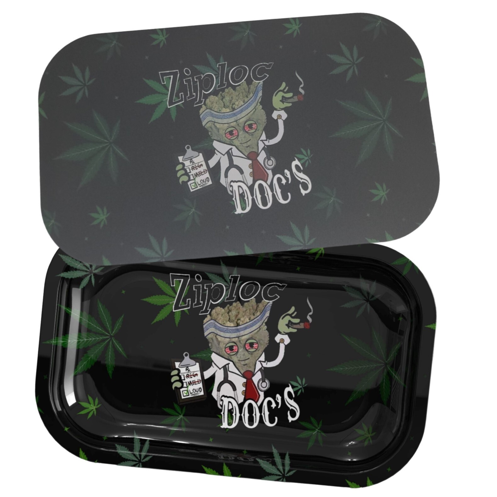 ZipLoc Doc’s 10.6’’ x 6.3’’ Rolling Tray with Magnetic Lid