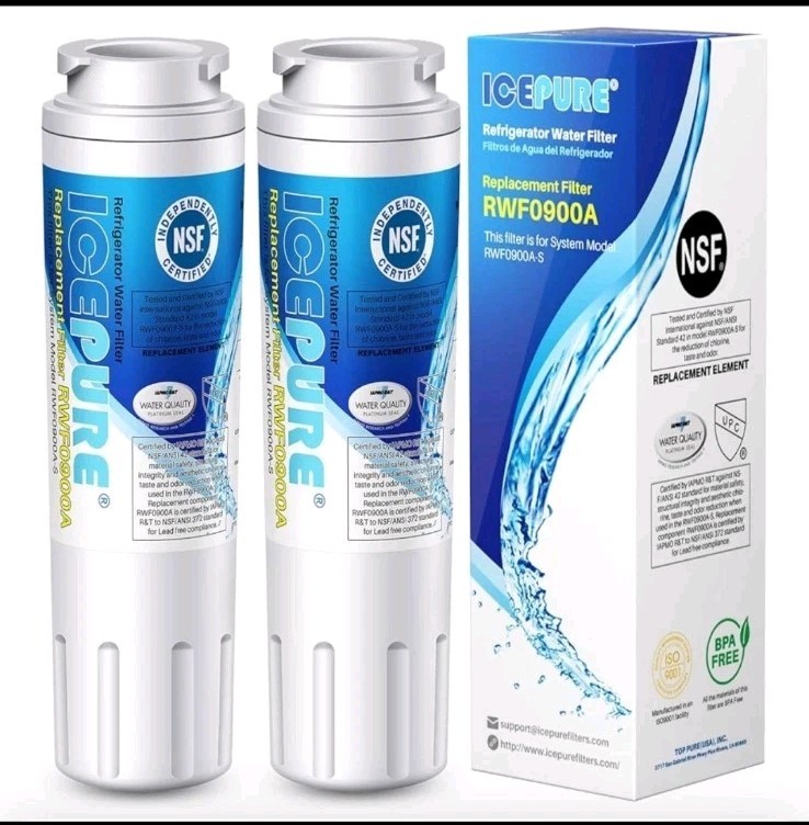 Water Filter For Whirlpool EDR4RXD1 4396395 Maytag UKF8001AXX-200 - 2 PACK