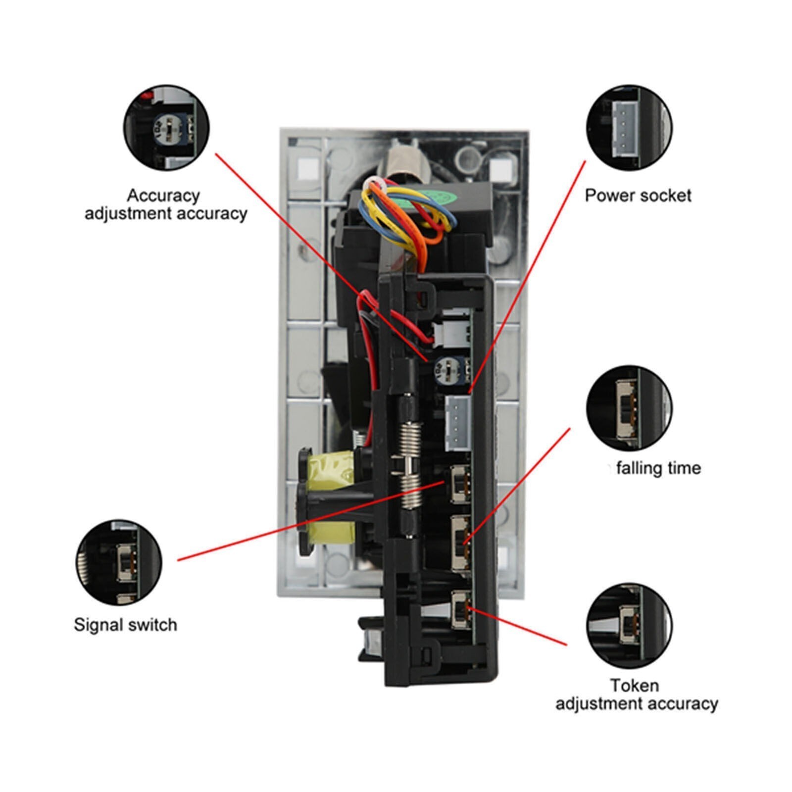 Coin Acceptor Comparative Anti Interference CPU Coin Selector for Arcade Vending