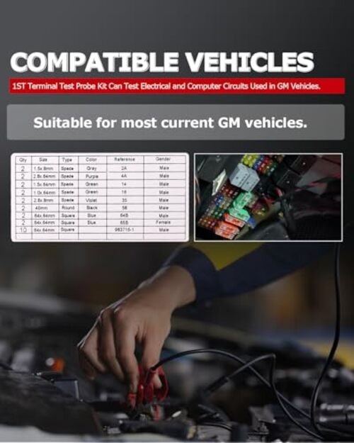 1ST TP-300-A Terminal Test Probe Kit Compatible Suitable for GM Vehicles,