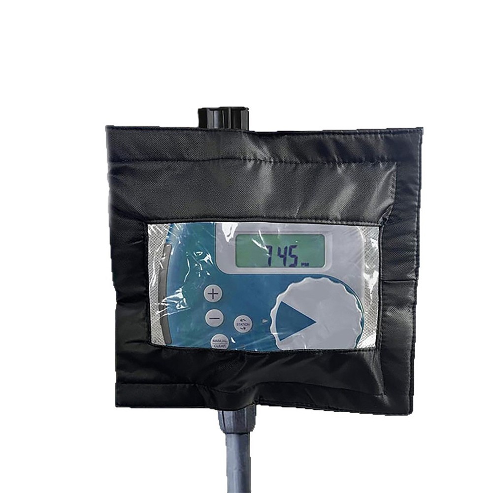Outdoor Hose Timer Protector Cover with Transparent Window for Easy View