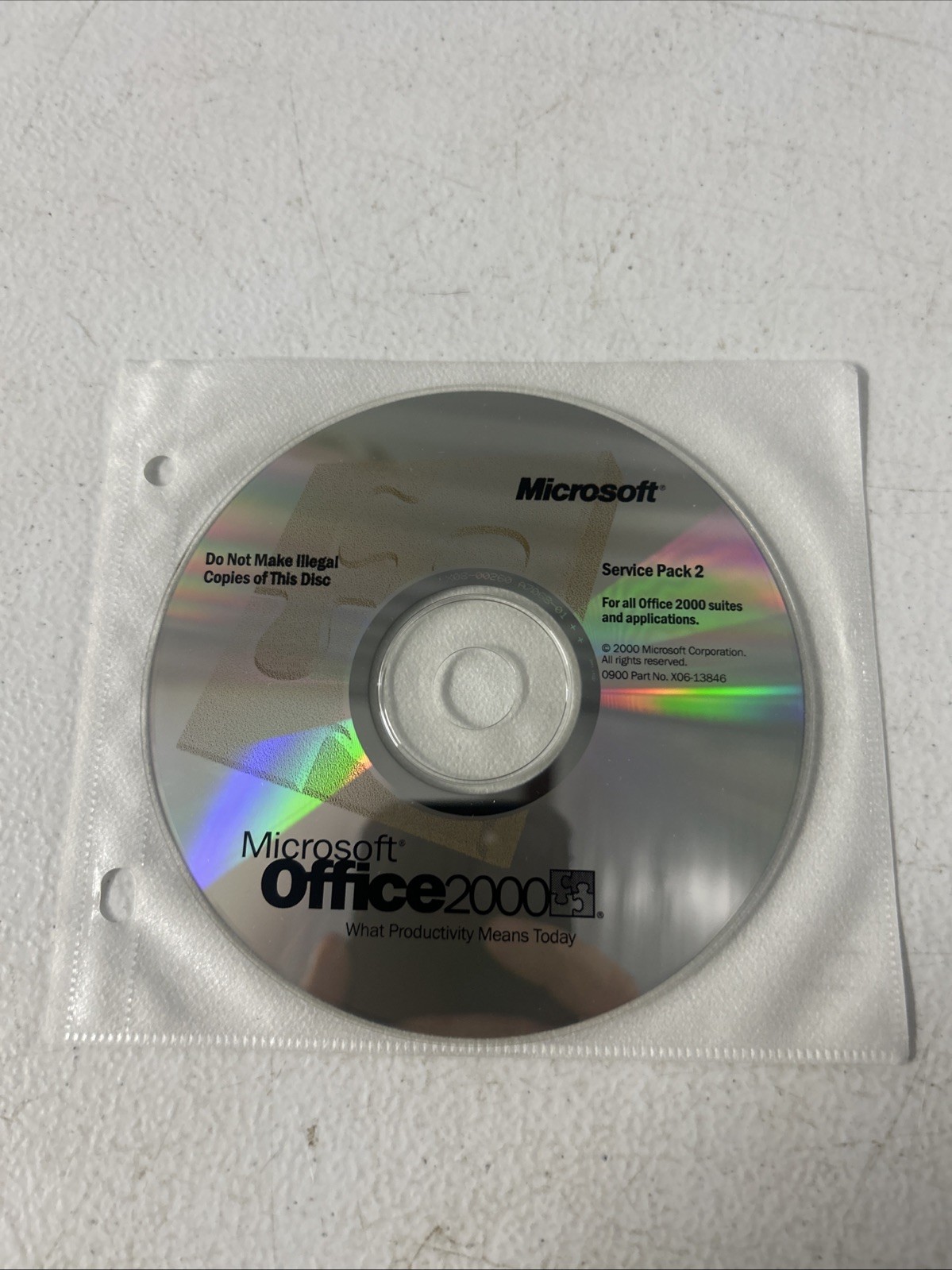 Microsoft Office 2000 Service Pack 2 Cd