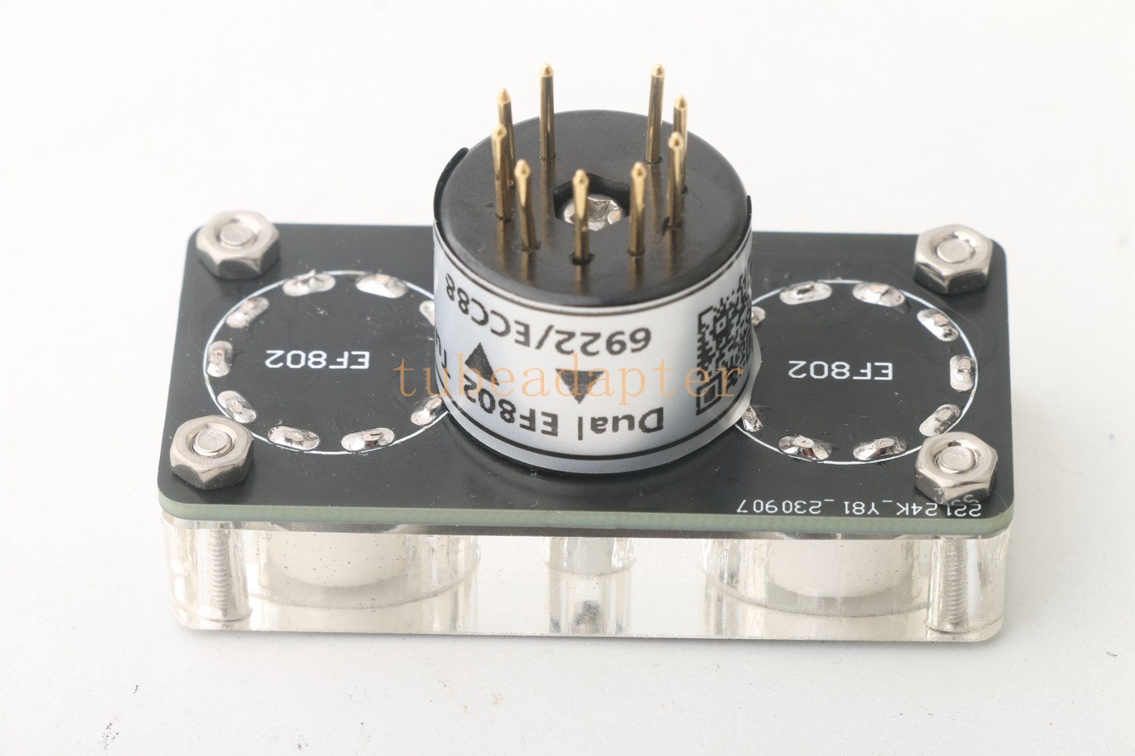 1pcs 6922 ECC88((Amp socket) TO Dual EF802 tube converter adapter
