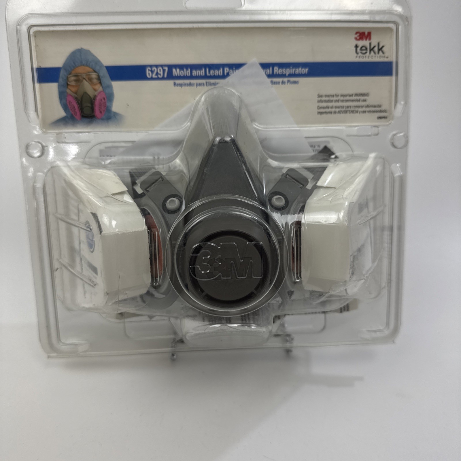 3M 6297 Mold and Lead Paint Removal Respirator Medium P100 Filter New Sealed