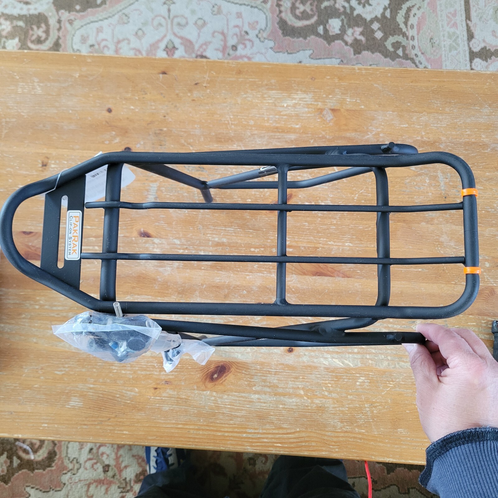 Ibera PakRak Bicycle Touring Carrier Frame-Mounted For Heavier Top & Hardware