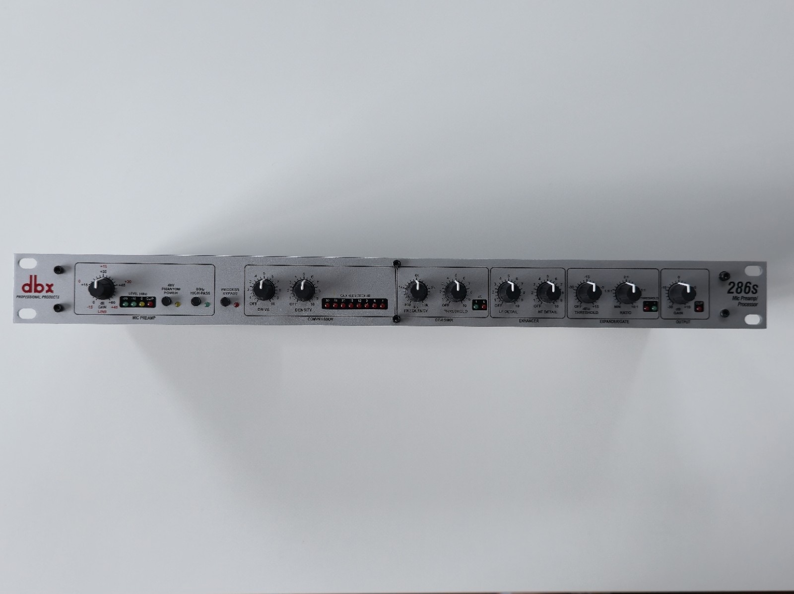 DBX 286s Microphone Preamp Channel Strip Compressor Dynamics Processor