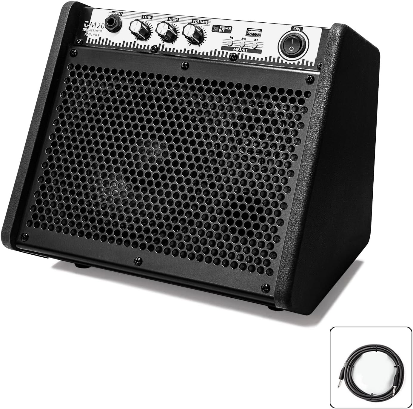 DM20 20W Bluetooth Personal Monitor Amplifier Electric Drum Amplifier Speaker,Ke