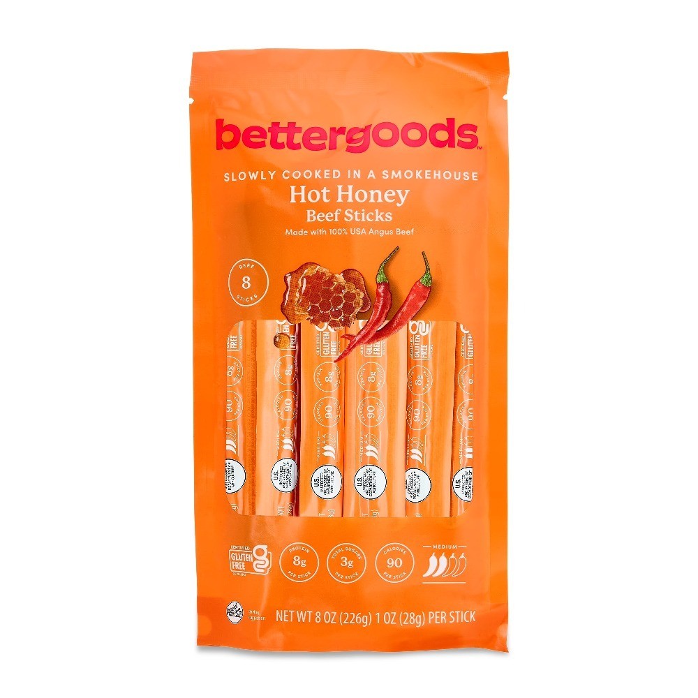 Hot Honey Beef Sticks, 8 oz