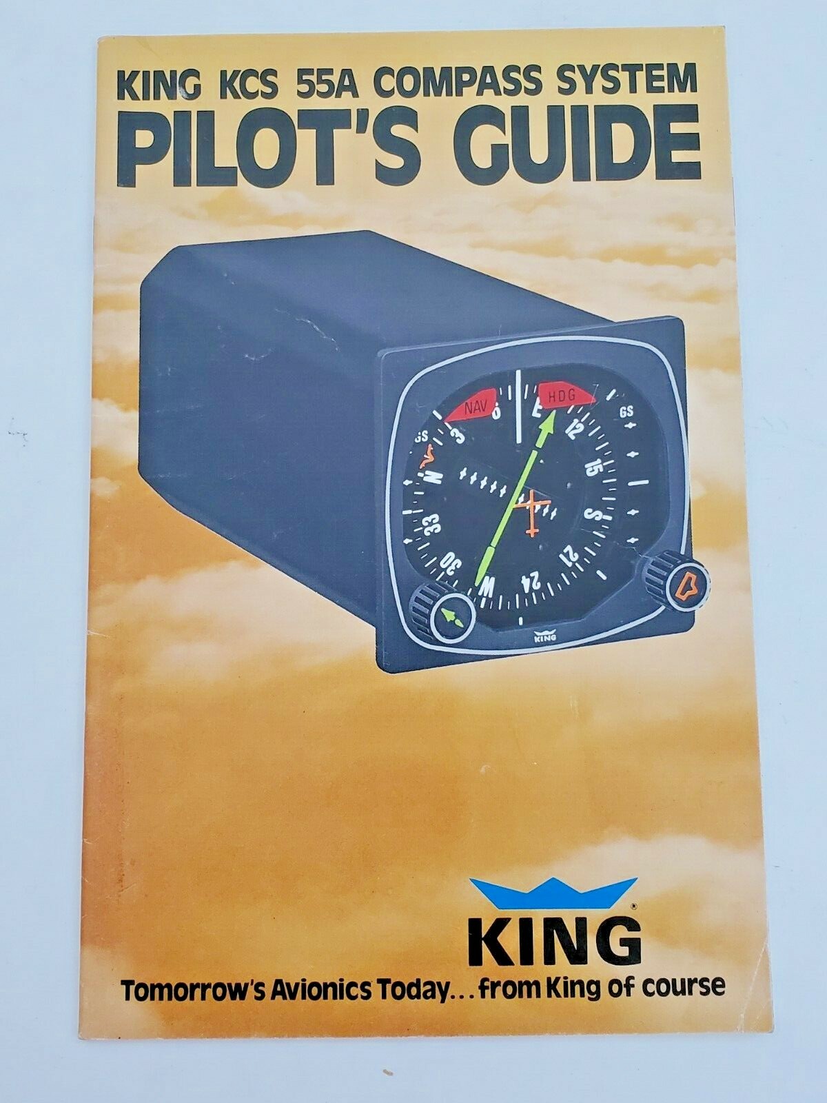 VINTAGE 1977 KING KCS-55A COMPASS SYSTEM PILOT'S GUIDE