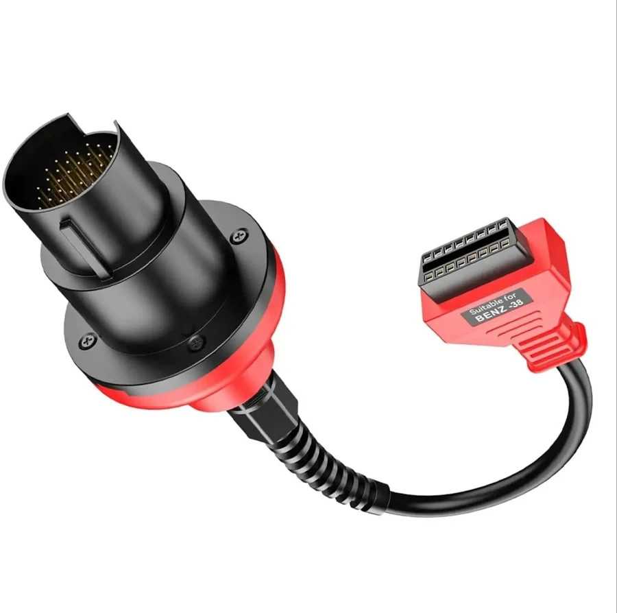 Autel For Mercedes-Benz 38 Pin Adapter 38-Pin OBDII Connector, 38 Pin Male to 16