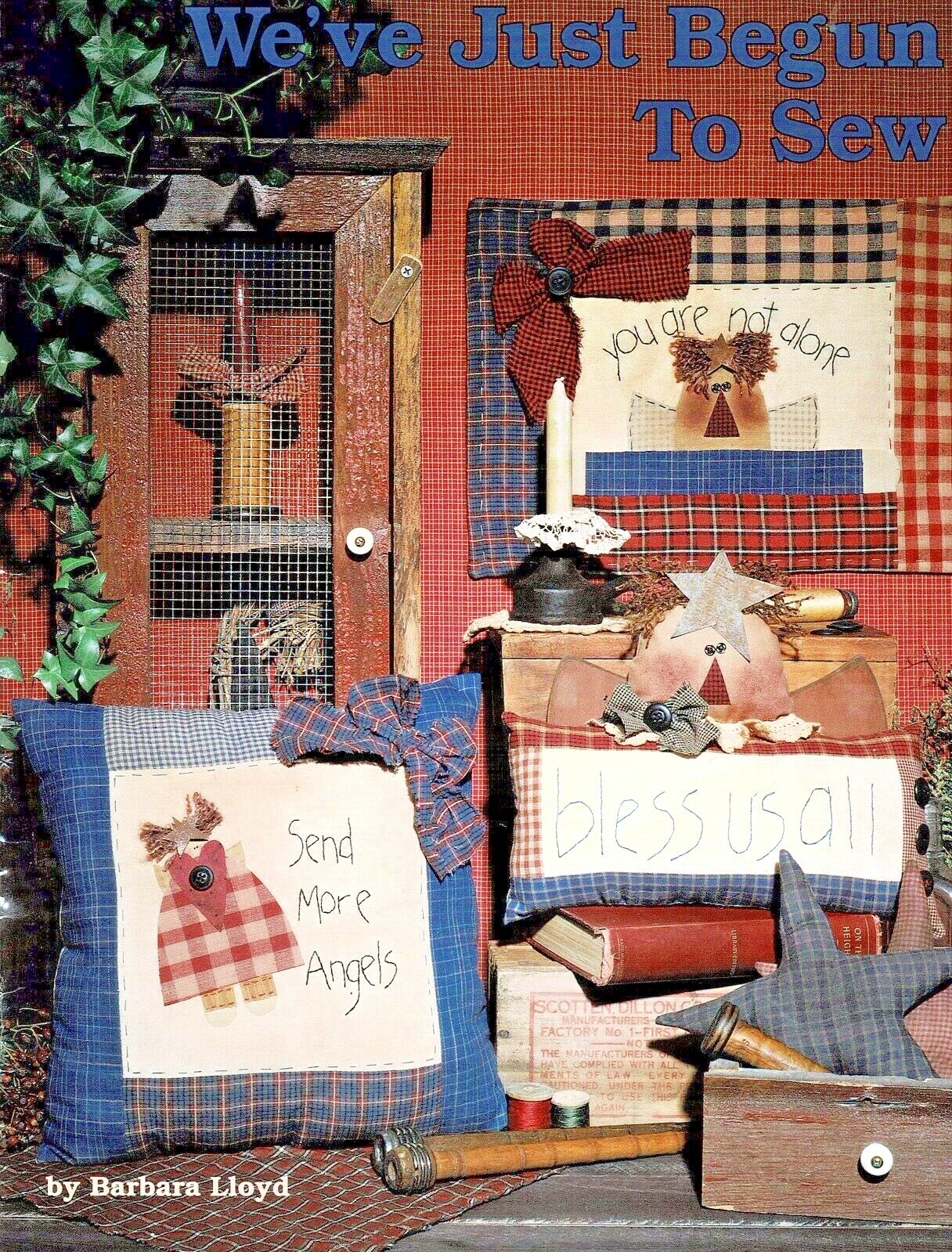 WE'VE JUST BEGUN TO SEW CRAFT AND QUILT BOOK-BY BARBARA LLOLD- DPC