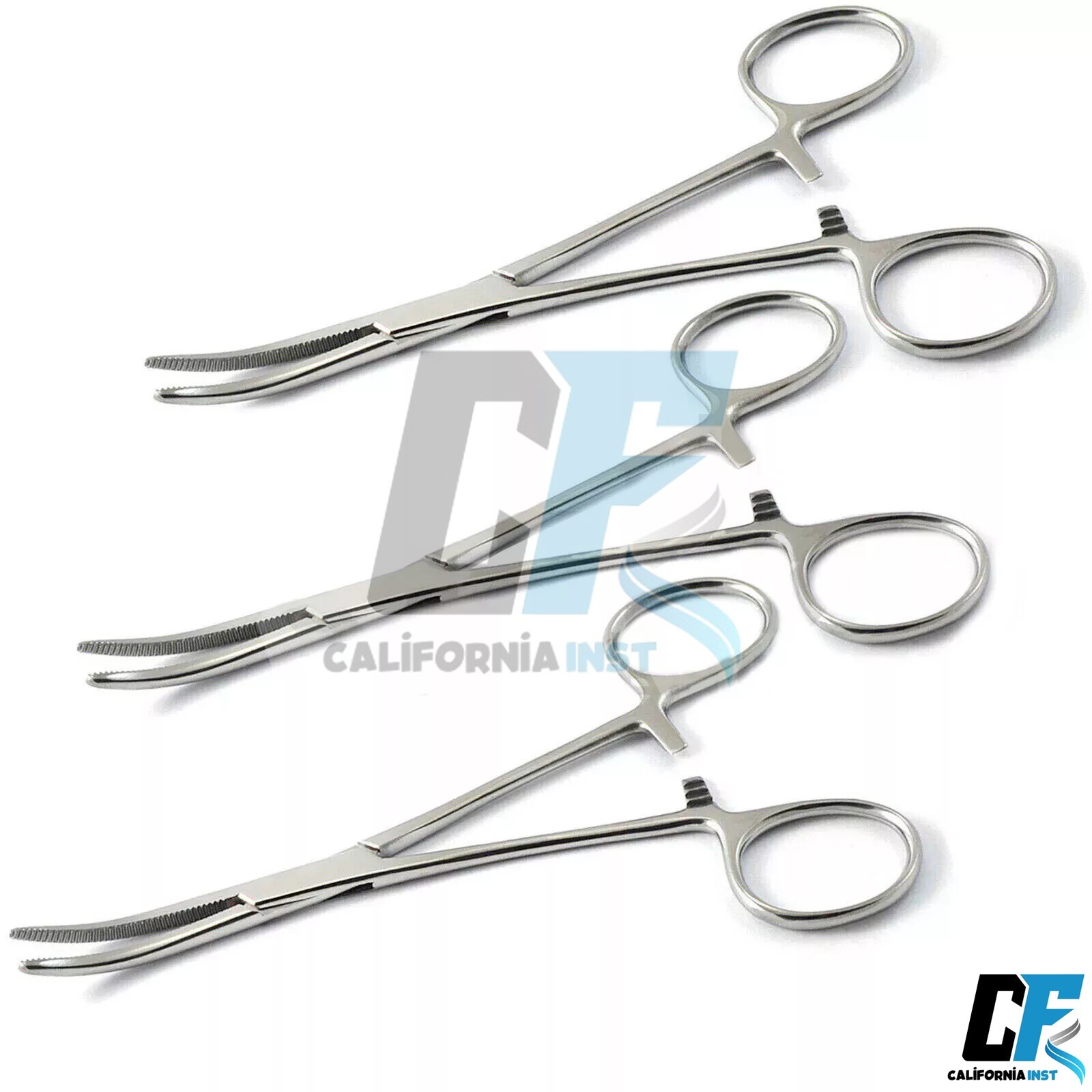 DENTAL KELLY LOCKING FORCEPS 5.5" CURVED HEMOSTAT SURGICAL VETERINARY HAND PLIER