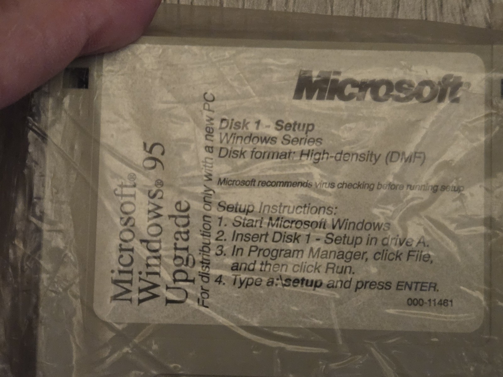 Microsoft Windows 95 Upgrade With 13 Floppy Disks New Sealed