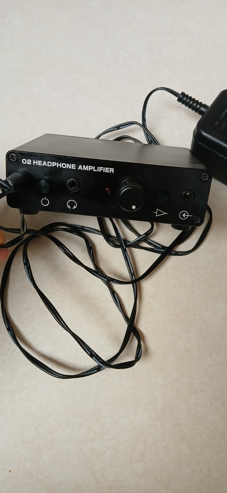 Objective2 O2 Headphone Amplifier 1/4" Jack - Power Adapter TESTED