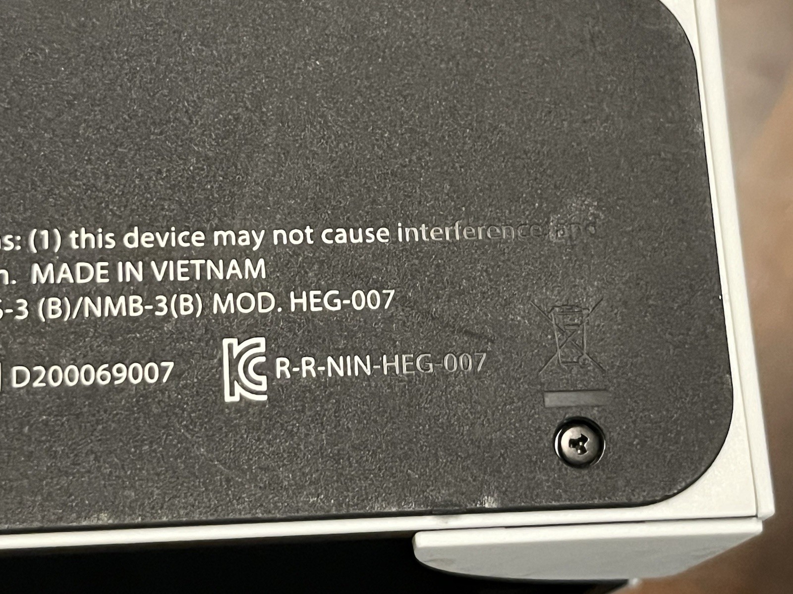 OEM Genuine Nintendo Switch OLED White Dock Station heg-007