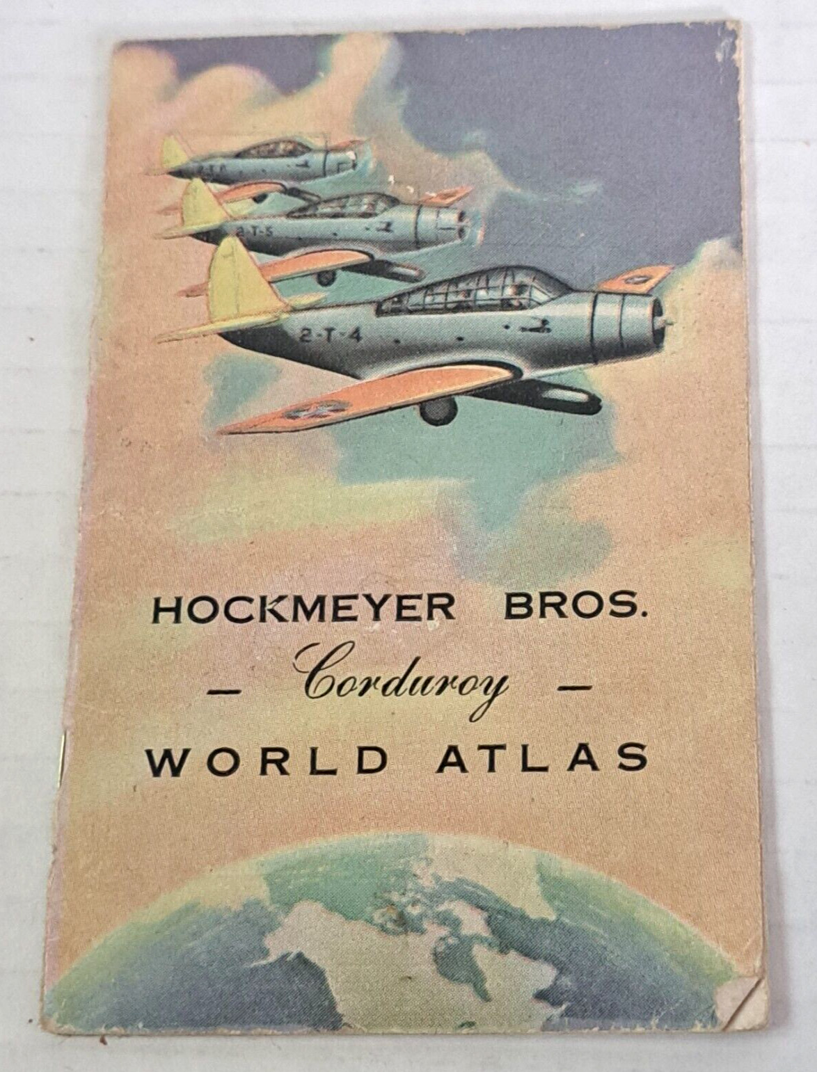 Original World War 2 News Commentator's World Atlas, Occupied German Territory