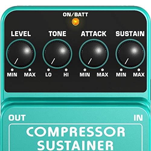 Behringer Compressor/Sustainer Sustain Guitar Effect Pedal CS400