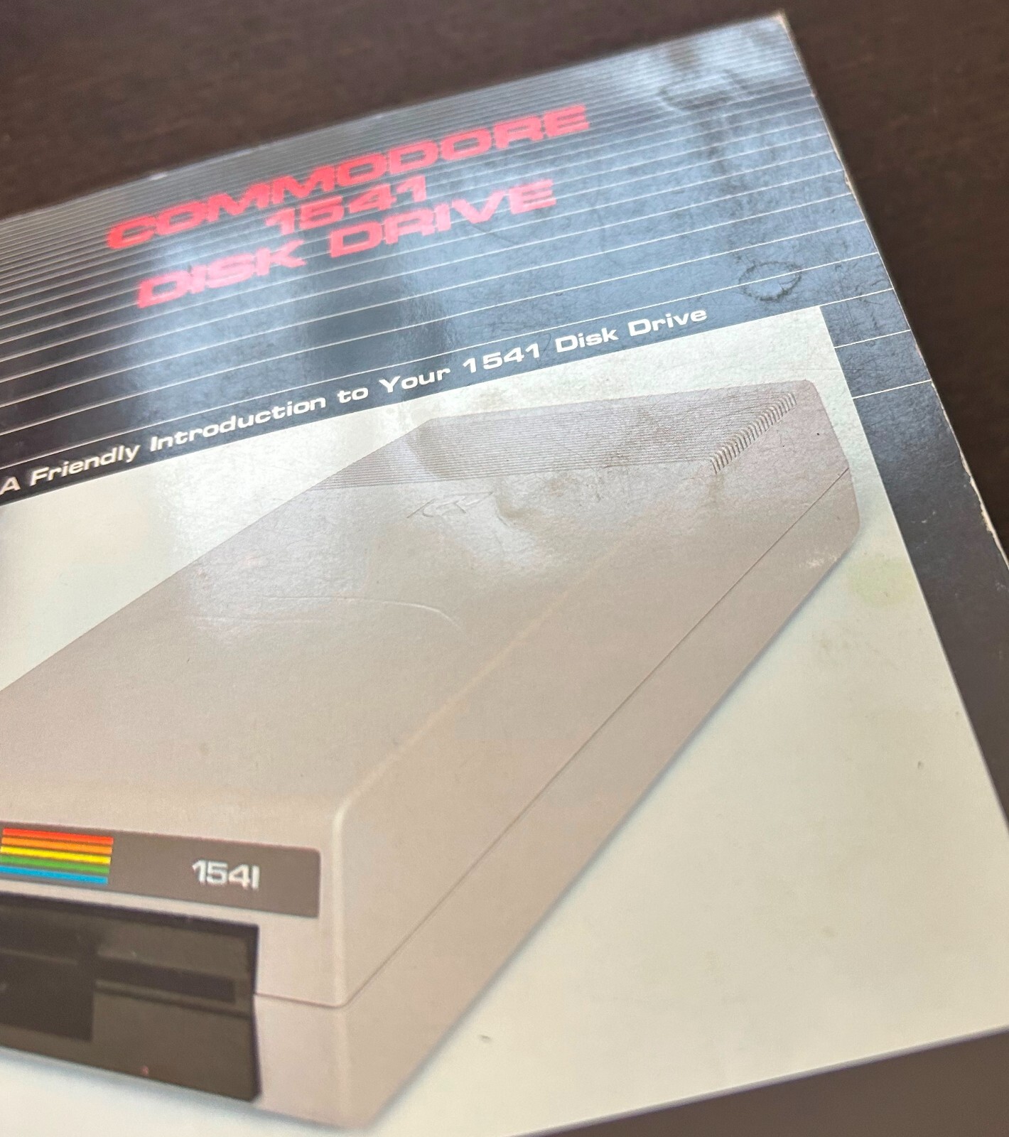 COMMODORE COMPUTER 1541 DISK DRIVE Users Guide Manual (1982) -- Vintage (B)