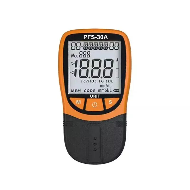 URIT 5-in-1 Lipid Meter Cholesterol Triglyceride Analyzer with 20 Test Strips