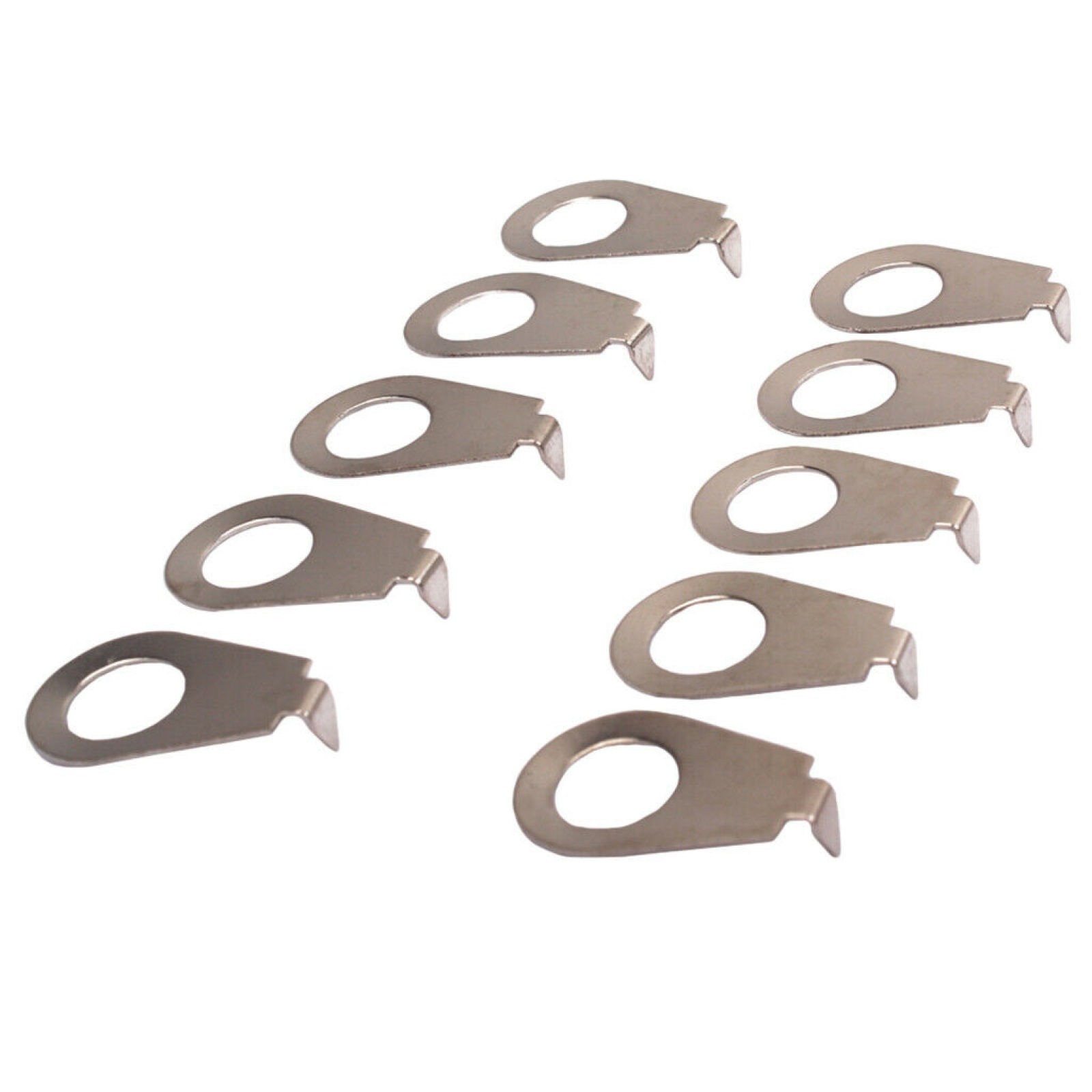 10pcs Meric Size Chrome 8.5mm Guitar Knobs Pointer Plate Knob Position Indicator