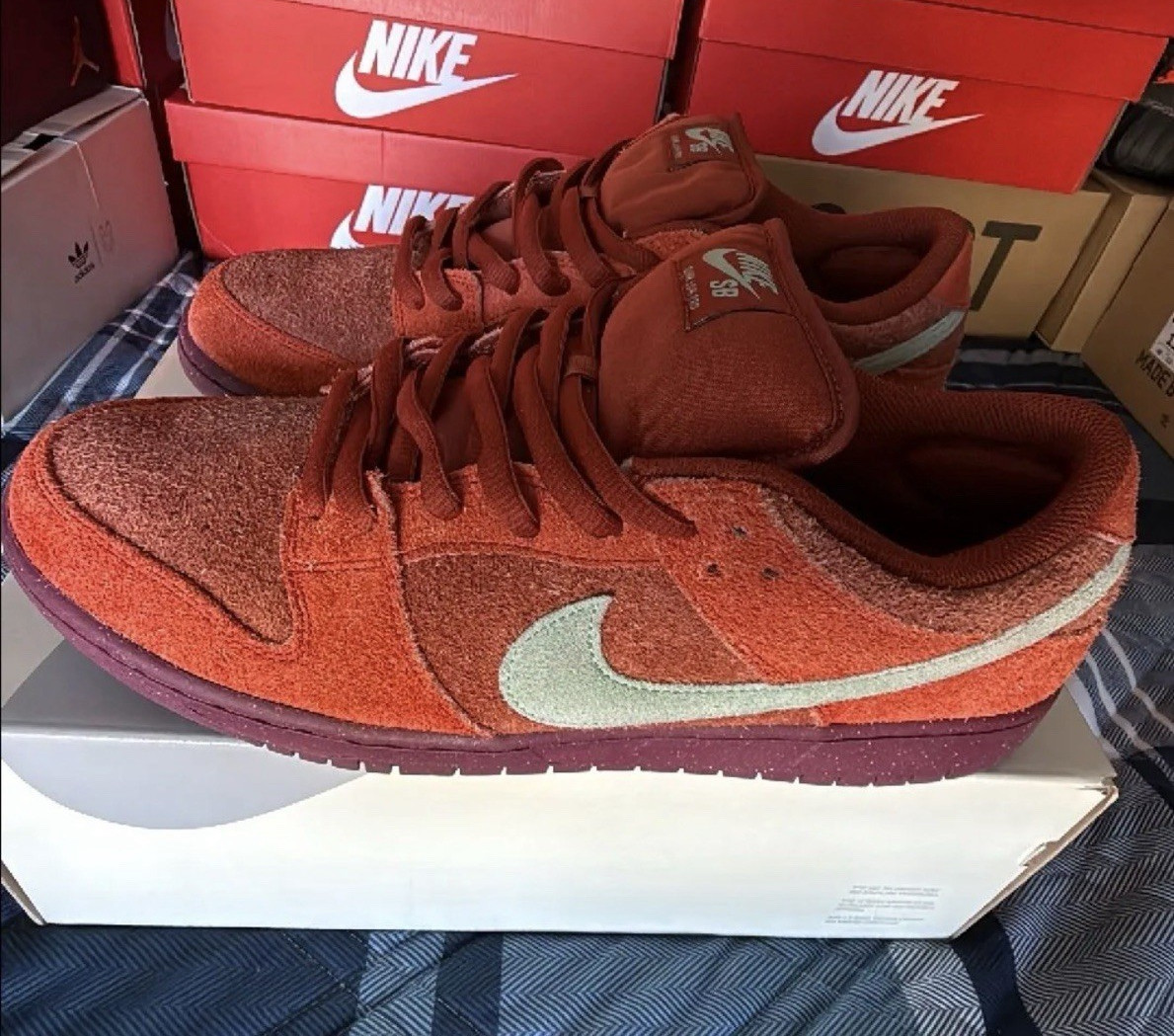 Nike SB Dunk Low Red Skateboarding Shoes for Men Athletic Sport Sneakers Casual