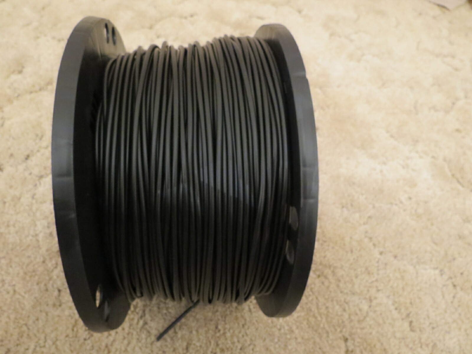 5mm PP Extrusion Black Welding Rod Roll 12 Pound Spool ~1000 Linear Feet
