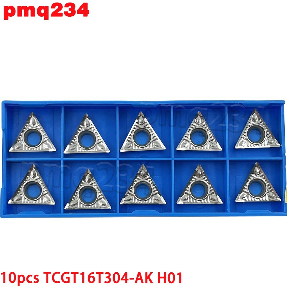 10pcs TCGT16T304-AK H01 TCGT Carbide Aluminum Inserts for Aluminum Alloy, Wood