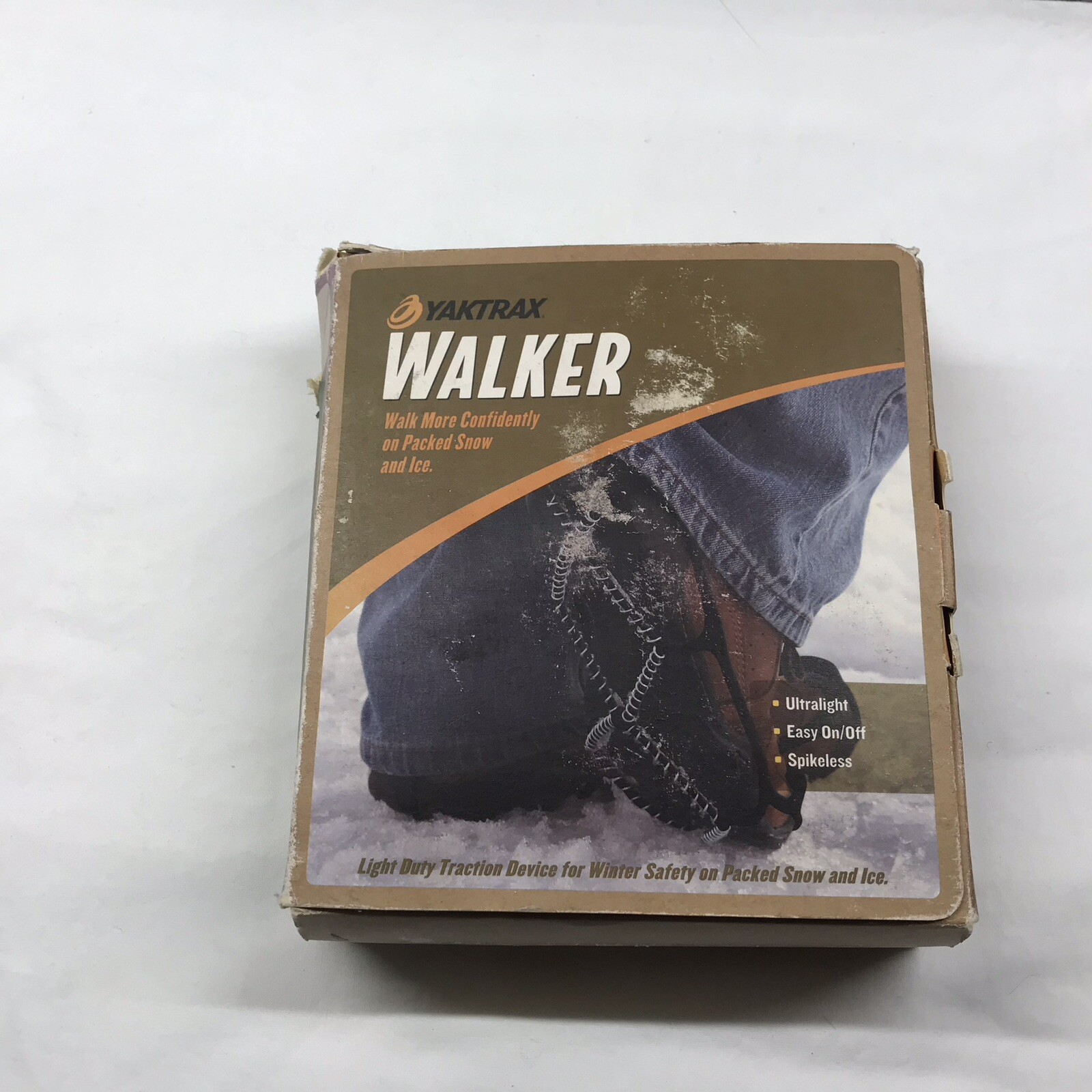 Yaktrax Walker Traction Cleats Snow & Ice Size Large Men 11.5-13.5 Womens 13-15