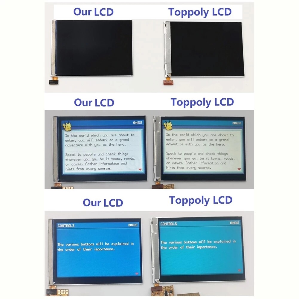 3.19 英寸屏幕适用于 Game Boy Advance GBA LCD IPS V2-