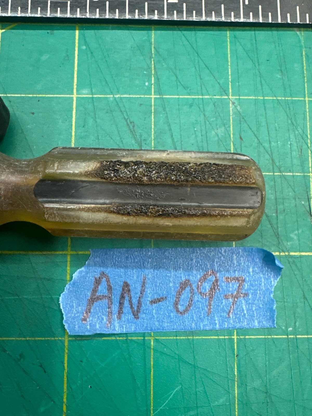 Vintage 7" Long Professional Phillips Head Screwdriver Yellow & Black Handle