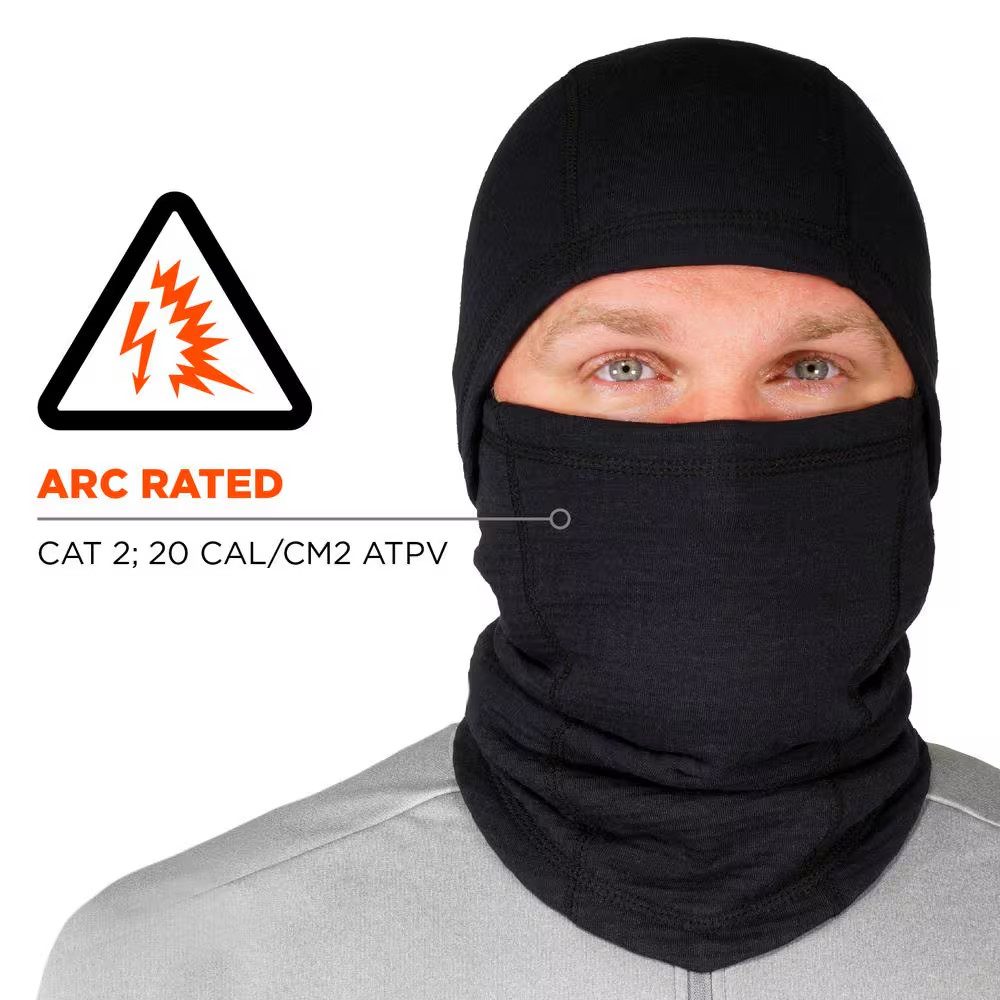 N-Ferno 6847 Black Fire-Resistant Balaclava Face Mask