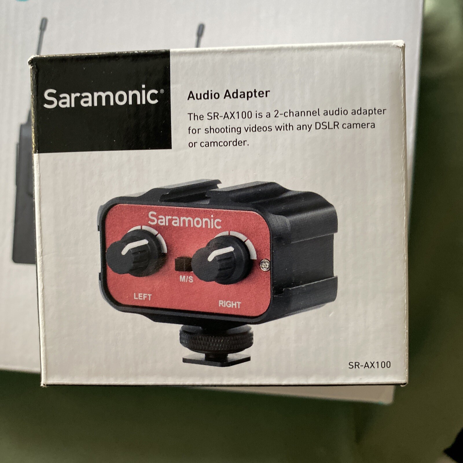 Saramonic SR-AX100 Universal Audio Adapter with 3.5mm Inputs for DSLR Cameras