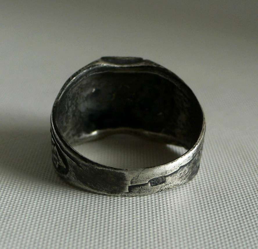 RING GERMAN WW2 WWII Pz.Div.-Panzer Tank Division Oak Leaves Ring