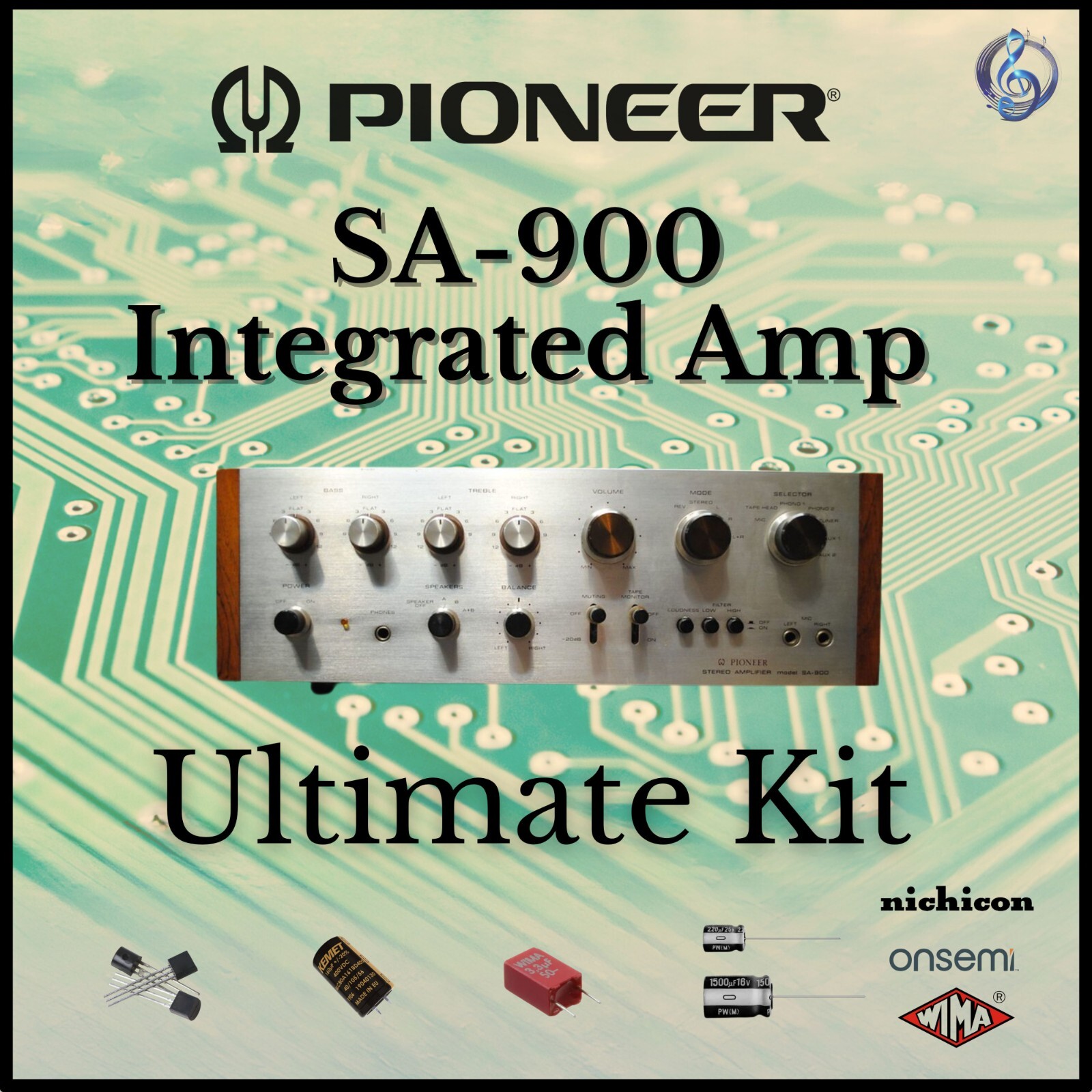 Pioneer SA-900 Integrated Ultimate Upgrade Kit Genuine Parts Restoration