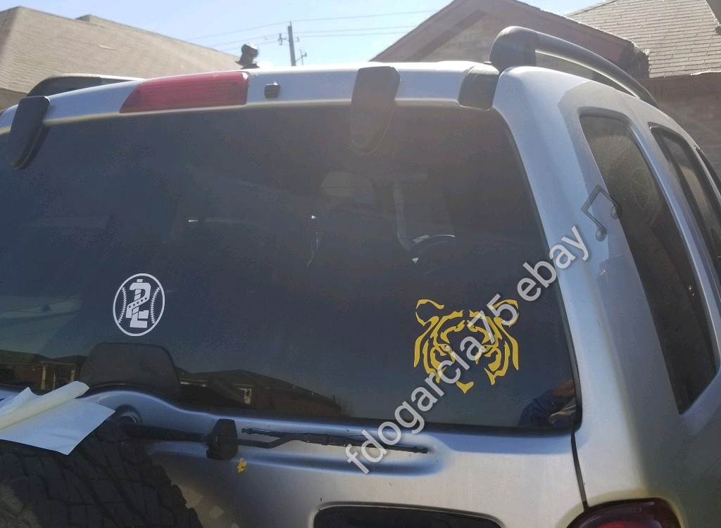 TIGRES UANL CALCA, STICKER  AMARILLO,5.5"X 5"