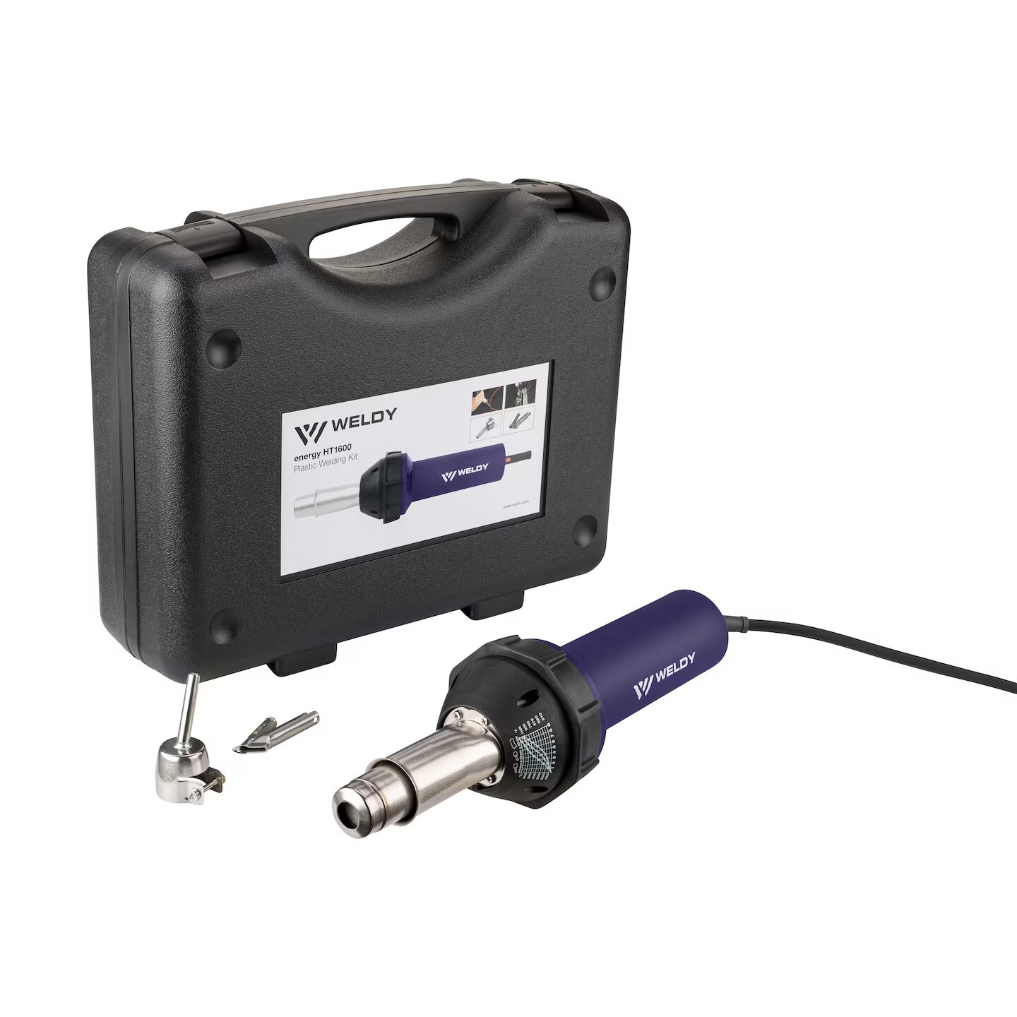 WELDY 1600W Energy HT1600 Non-Digital Heat Gun Plastic Welding KIT 120V/230V Hot