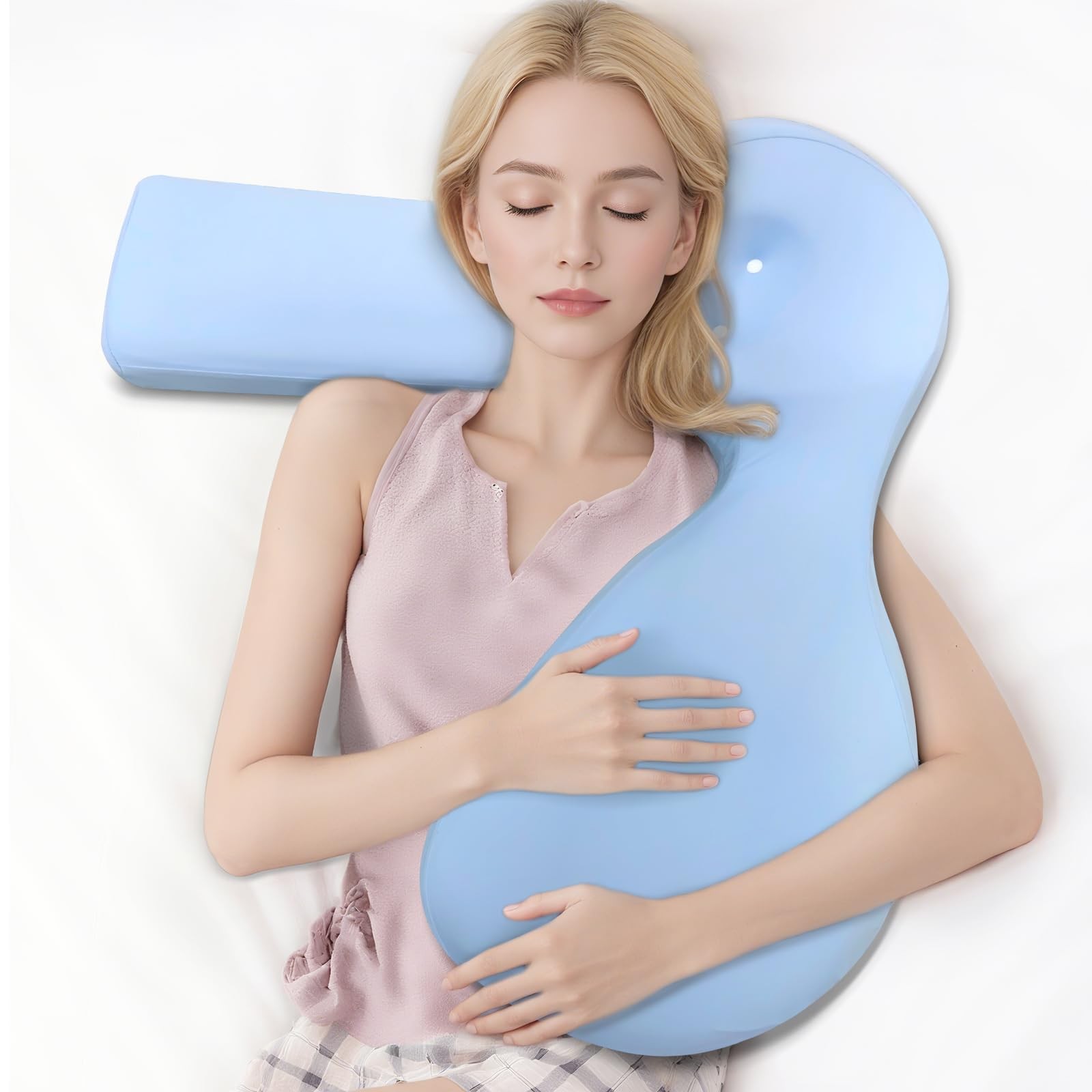 Body Pillows for Adults, Cooling Pregnancy Pillows, Memory Foam Full Body