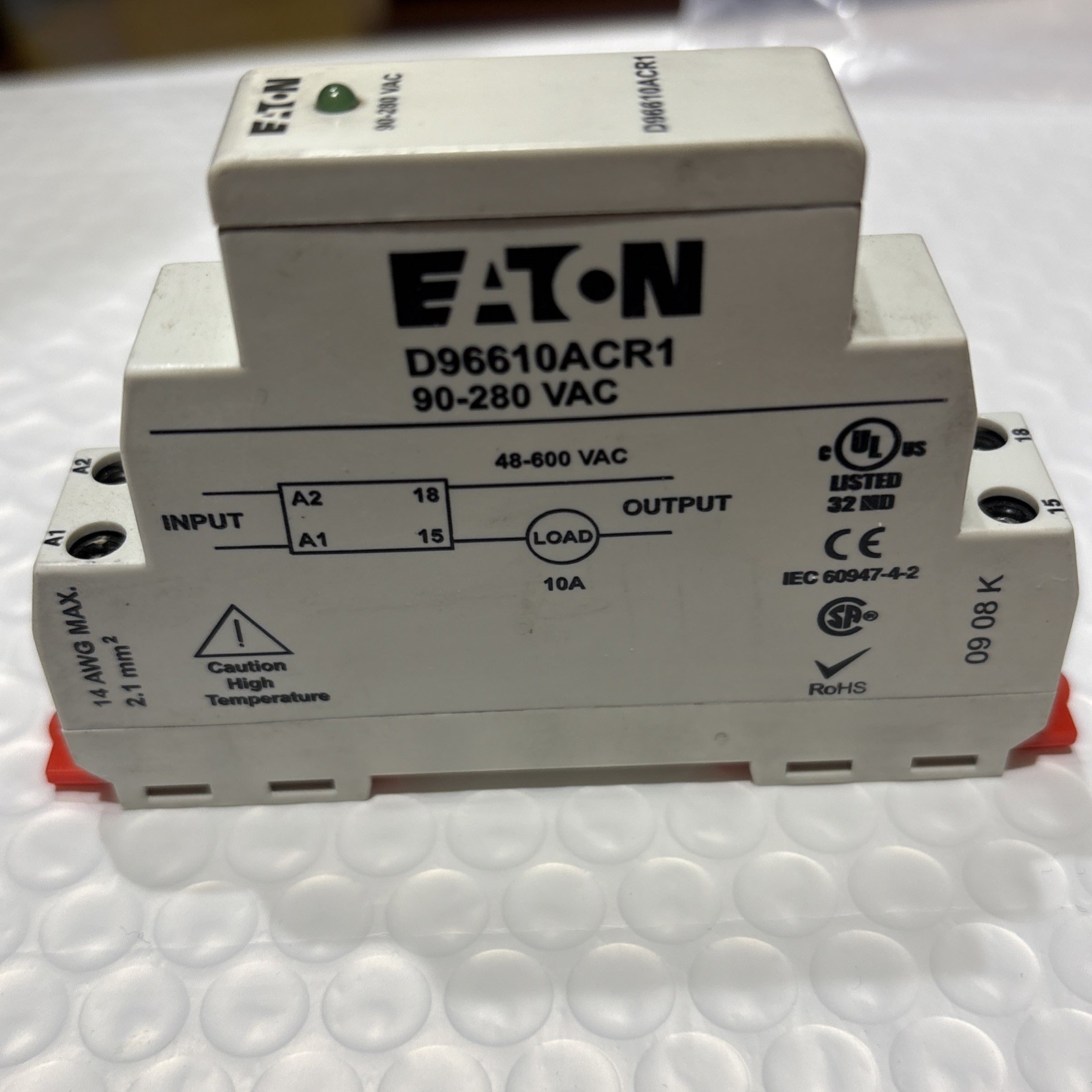 EATON D96610ACR1, 90-280 VAC, New Open Box