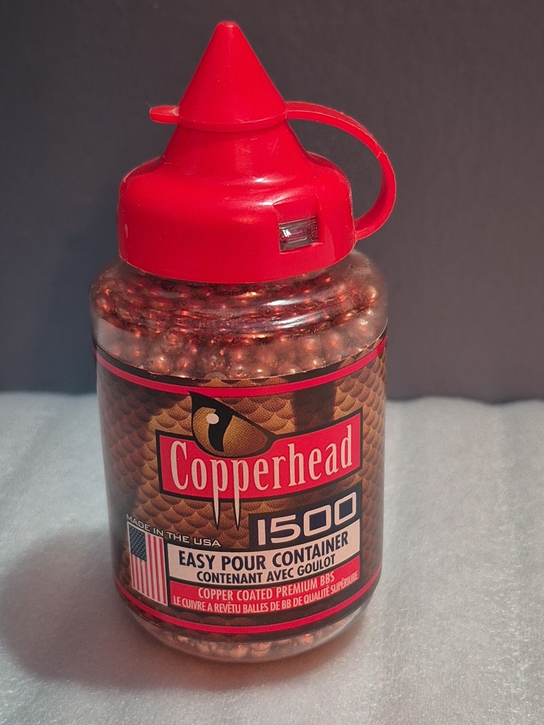 Crosman Copperhead 4.5mm Copper-coated Bbs (1500-count)