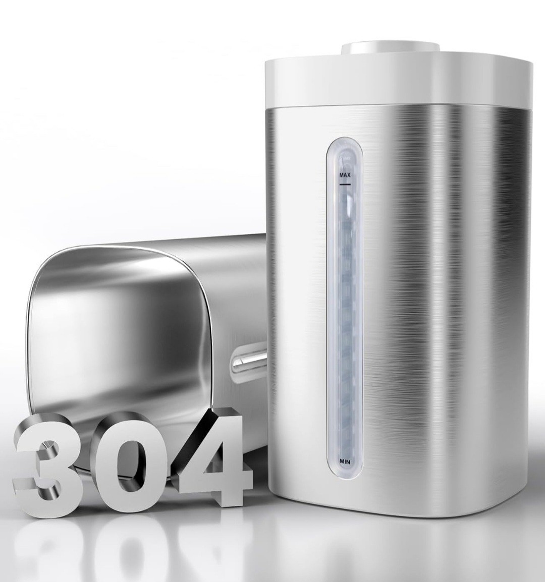Jack&Rose QZ 3.5L Ultrasonic Tabletop Humidifier, Low Noise, Silver