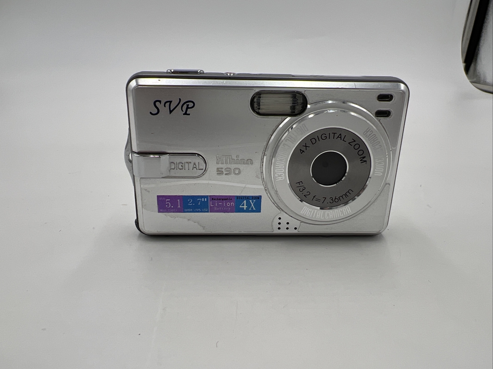 SVP Xthinn-590 12MP Max 2.7-inch LCD Slim Digital Camera