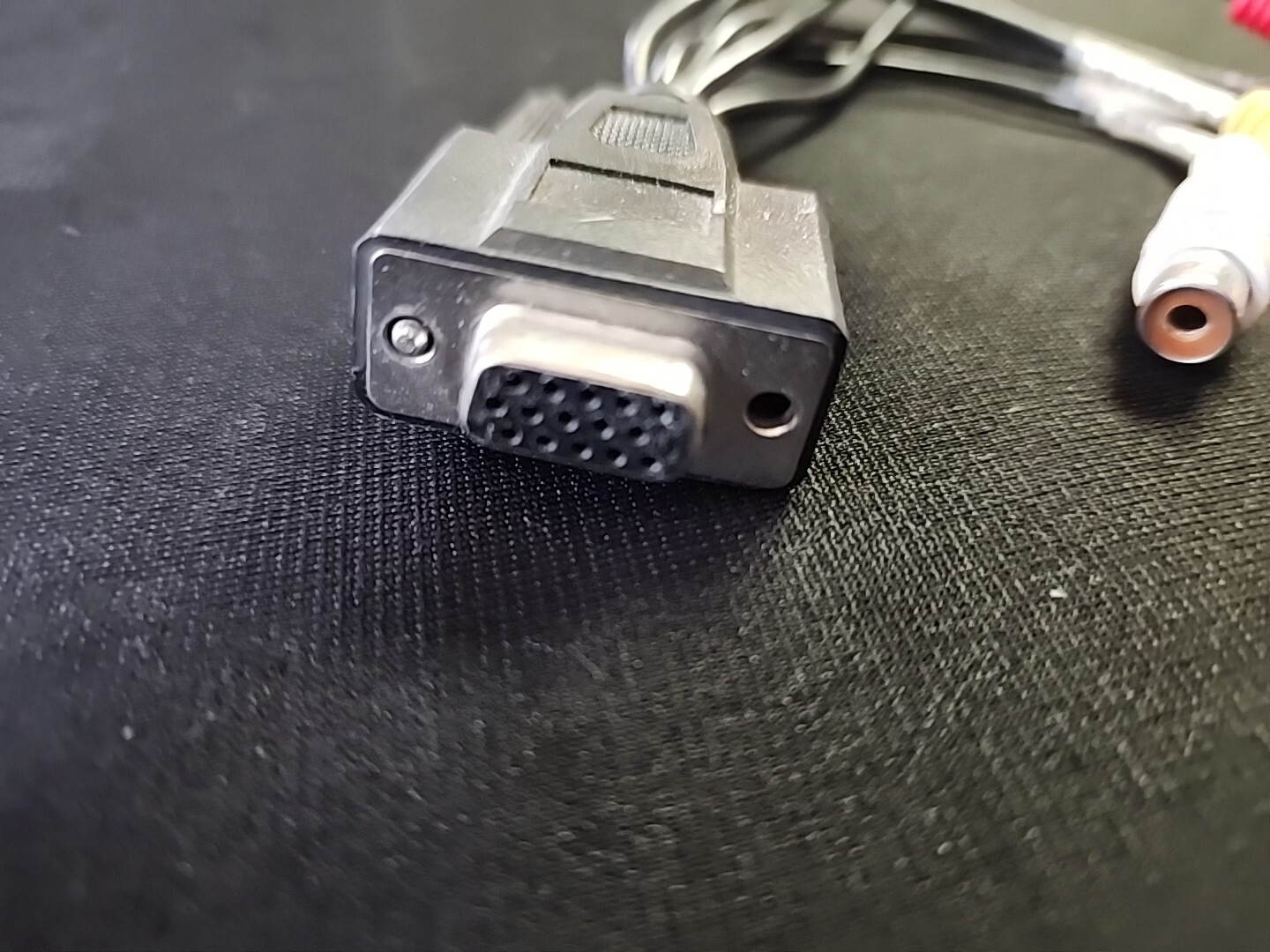 AJA Kona Capture card Breakout Cable Composite/Component/RCA/XLR one end Missing