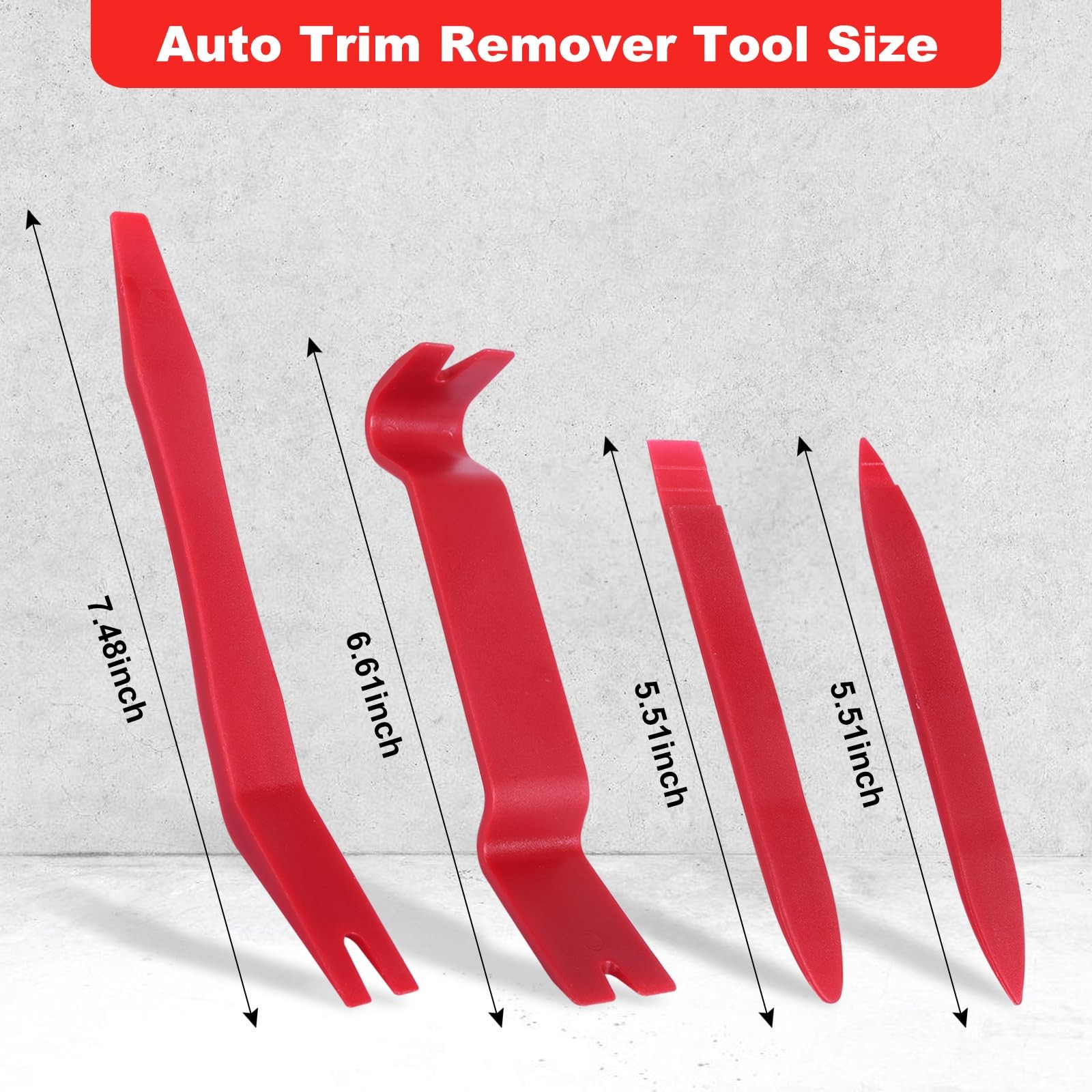 7 Pcs Auto Trim Removal Tool Plastic Pry Bar Kit Automotive Interior Panel