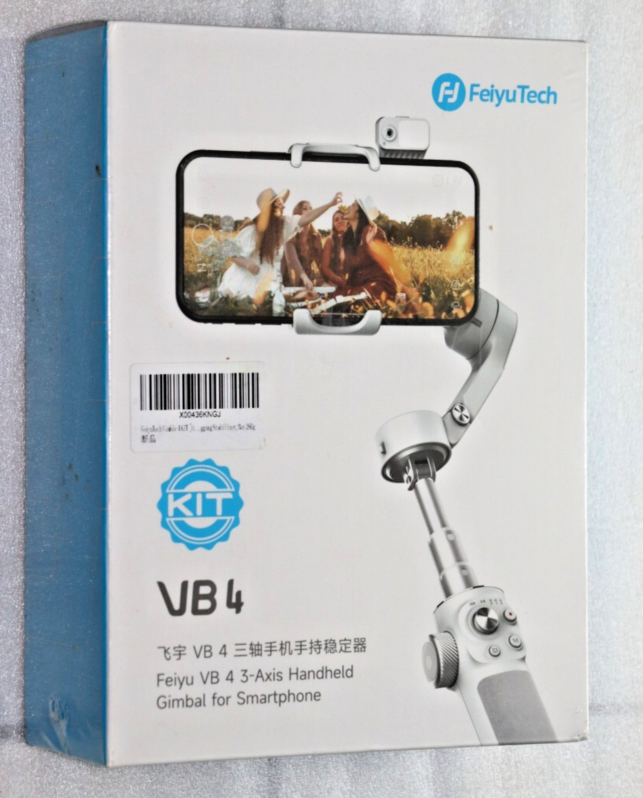 FeiyuTech VB4 3-Axis Smartphone Gimbal Stabilizer w/AI Tracking & Extendable Rod