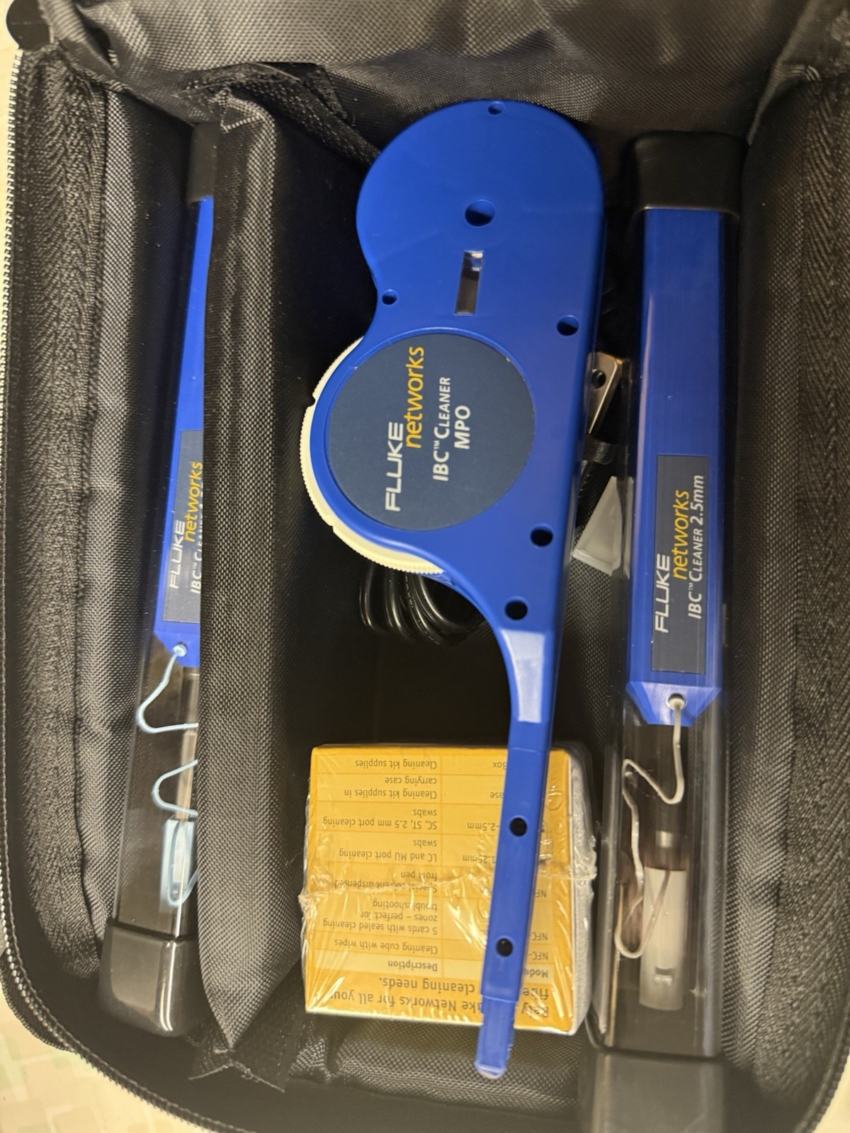 Fluke IBC Cleaner Kit Including IBC Cleaner 1.25 And2.5mm, IBC Cleaner MPO, More