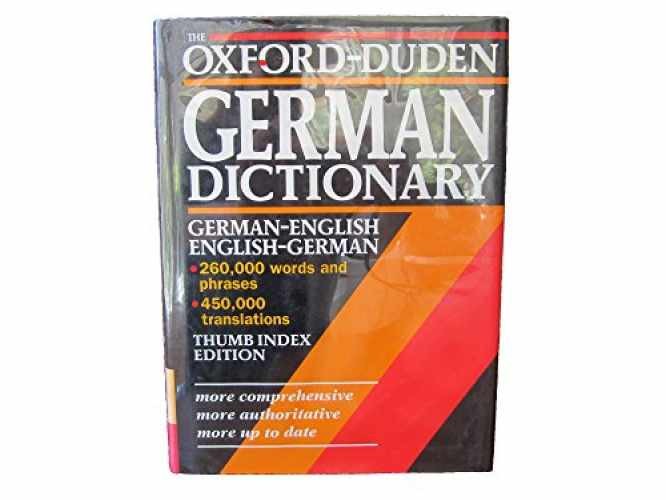 The Oxford-Duden - Hardcover, by Scholze-Stubenrecht W.; Sykes - Very Good