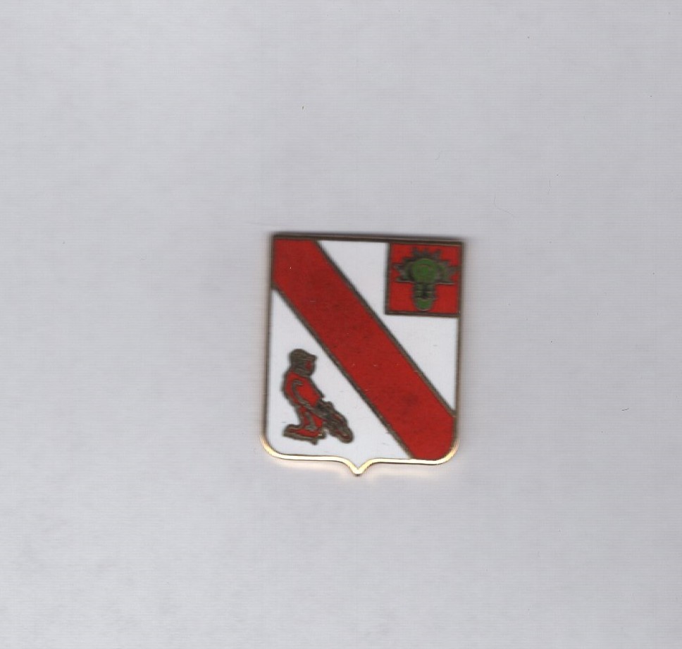 US Army 21st Field Artillery Regiment crest DUI clutchback c/b badge G-23